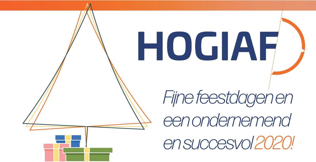 HOGIAF wenst u fijne feestdagen en een ondernemend 2020!