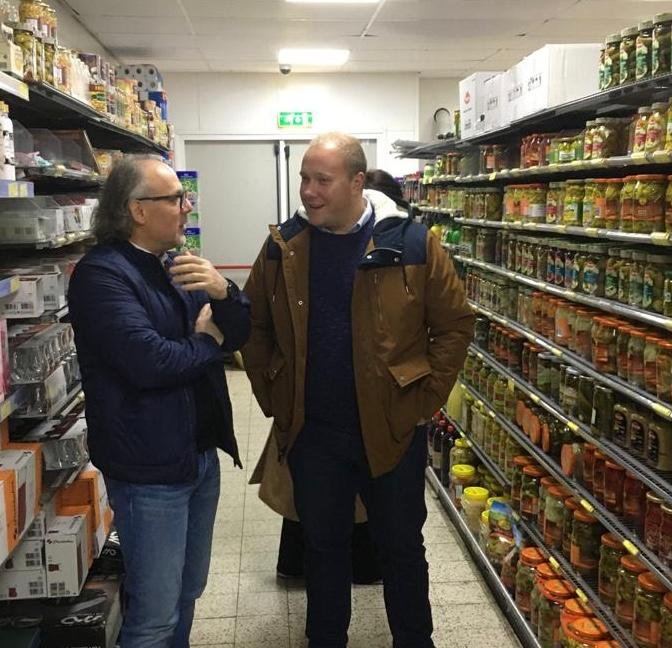 Werkbezoek met VVD Kamerlid Thierry Aartsen aan onze leden