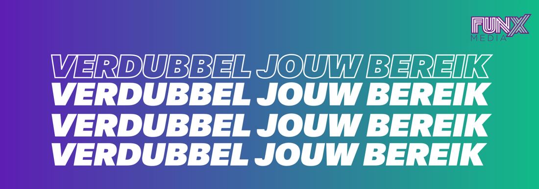 Twee keer zoveel radiospots bij FunX voor dezelfde prijs
